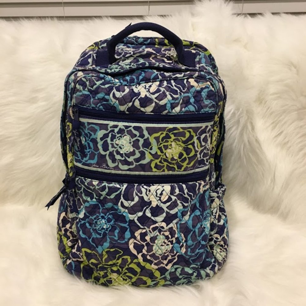 Vera Bradley Large Quilted Cotton Backpack